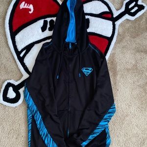 Superman Black & Blue Symbol Jacket